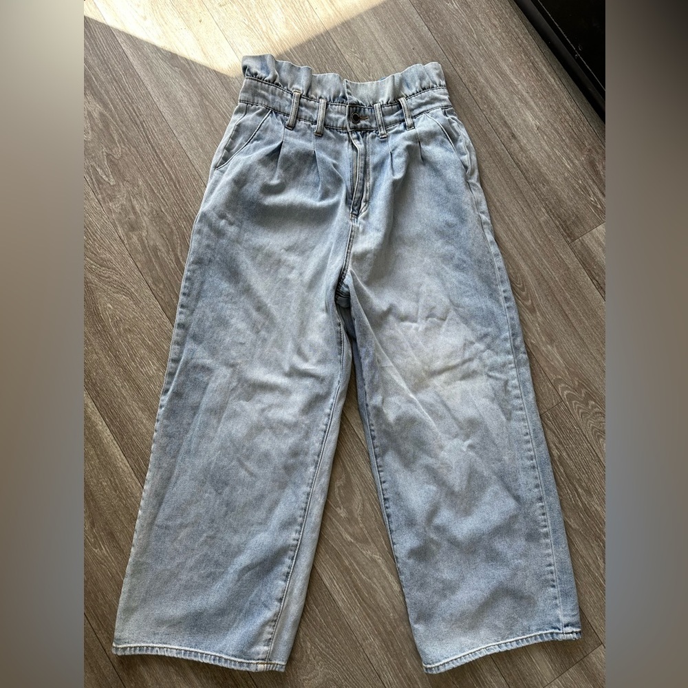 HIGH waisted Pleated Wide Leg Jeans Size 29 BLANKNYC